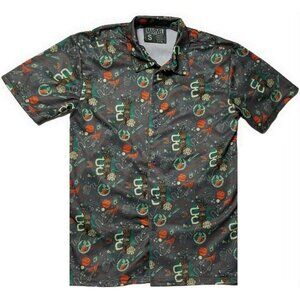 Lootwear Marvel Guardians of the Galaxy Short Sleeve Button-Down Dress Shirt(S)